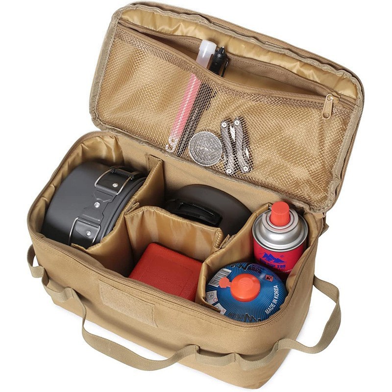 Camping Cooking With Gas - Outdoor Camping Gas Tank Storage Bag