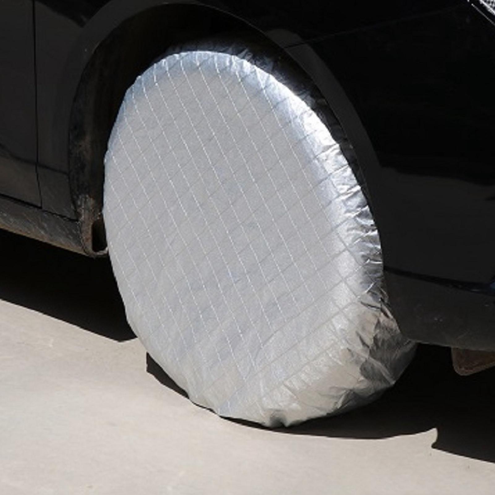 RV Tire Covers 4 Pieces Waterp - Aluminum Foil Heavy Duty ulasan dan harga