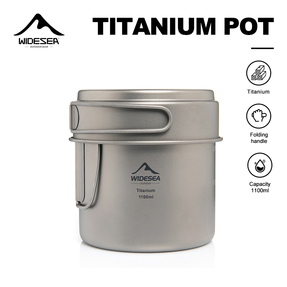 Widesea Ultralight Titanium Ca - Camping Cooking Kit ulasan dan harga