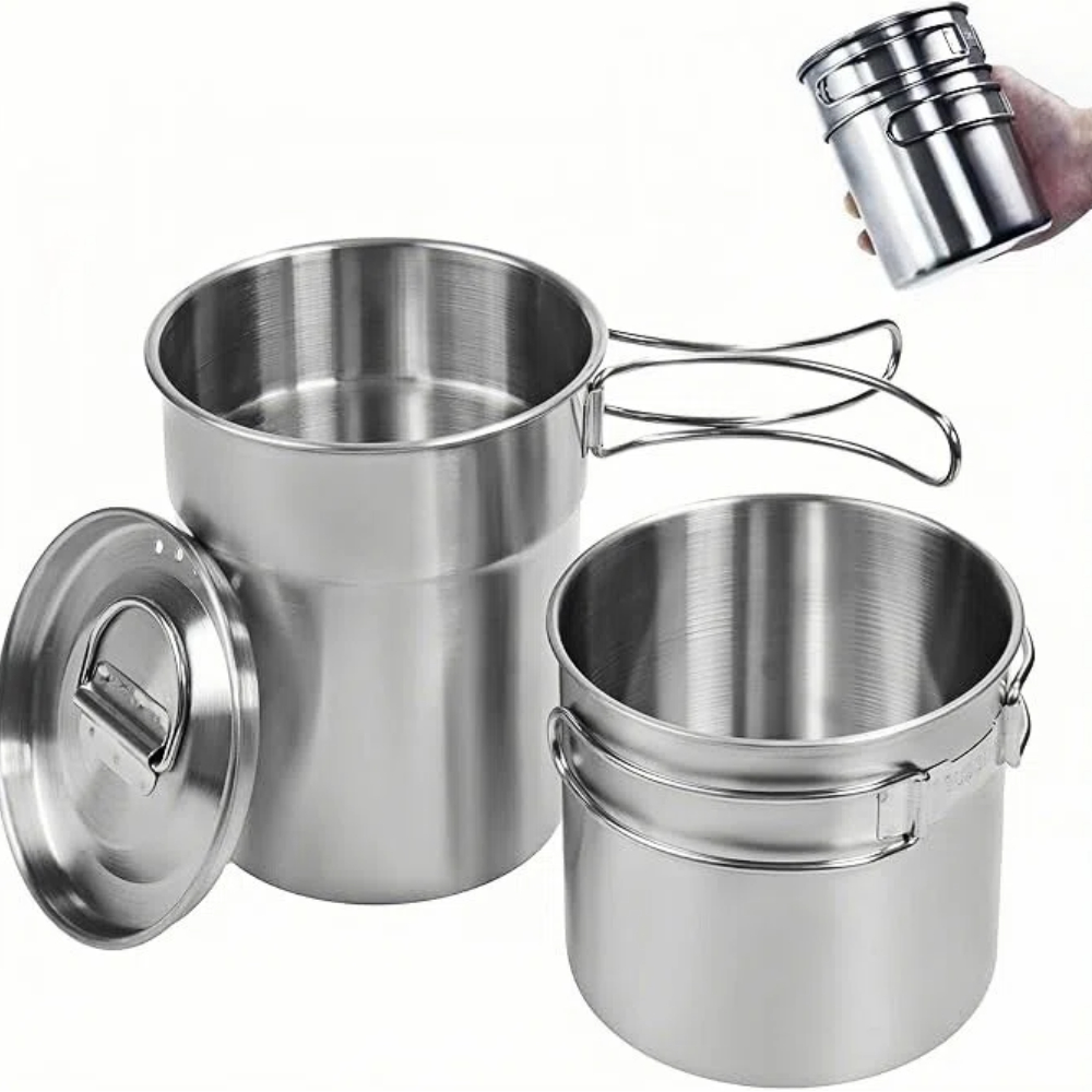 Foldable Camping Cups Mugs Cam - Camping Outdoor Cooking Set ulasan dan harga