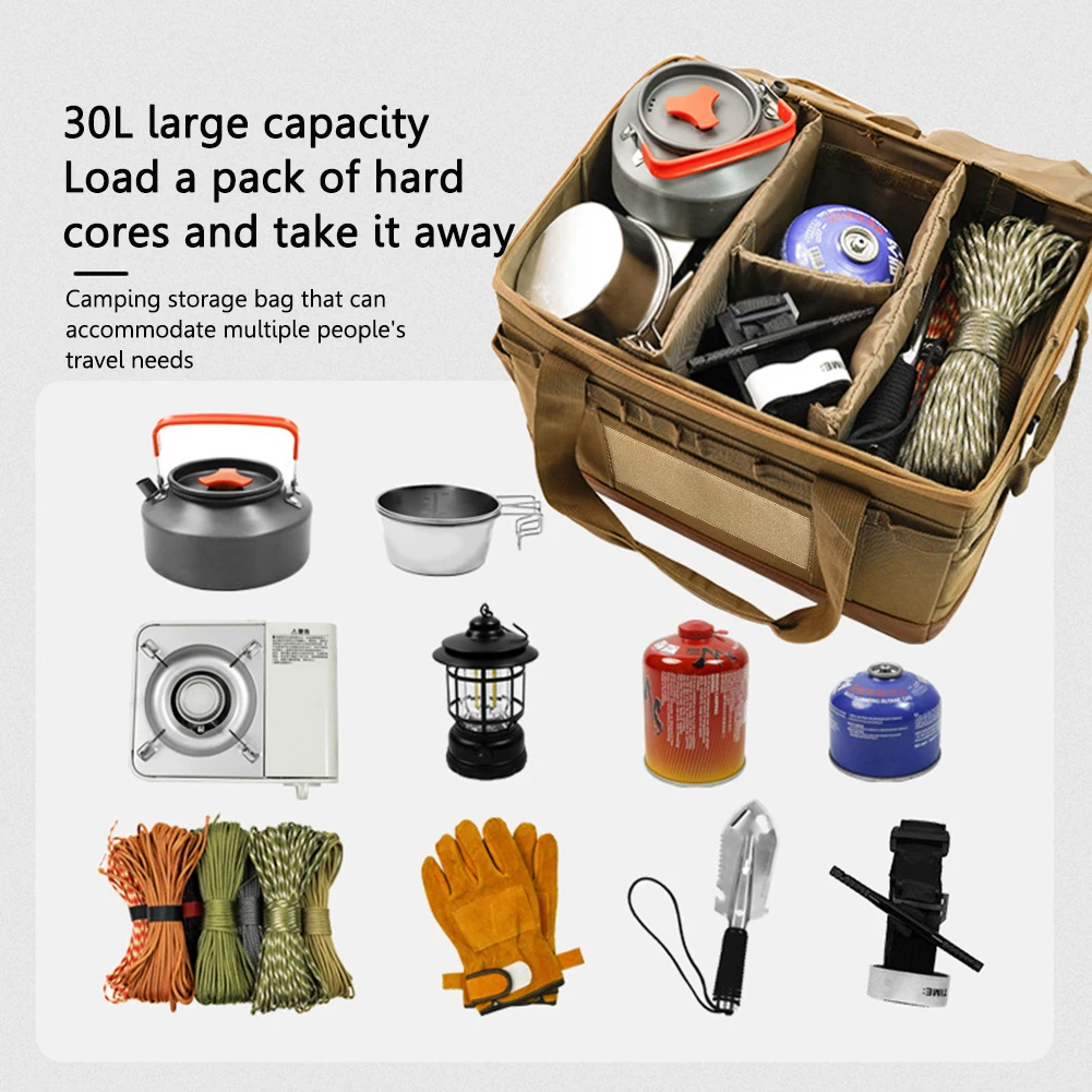 30L Camping Storage Case Campi - Camping Cooking Equipment Bag ulasan dan harga