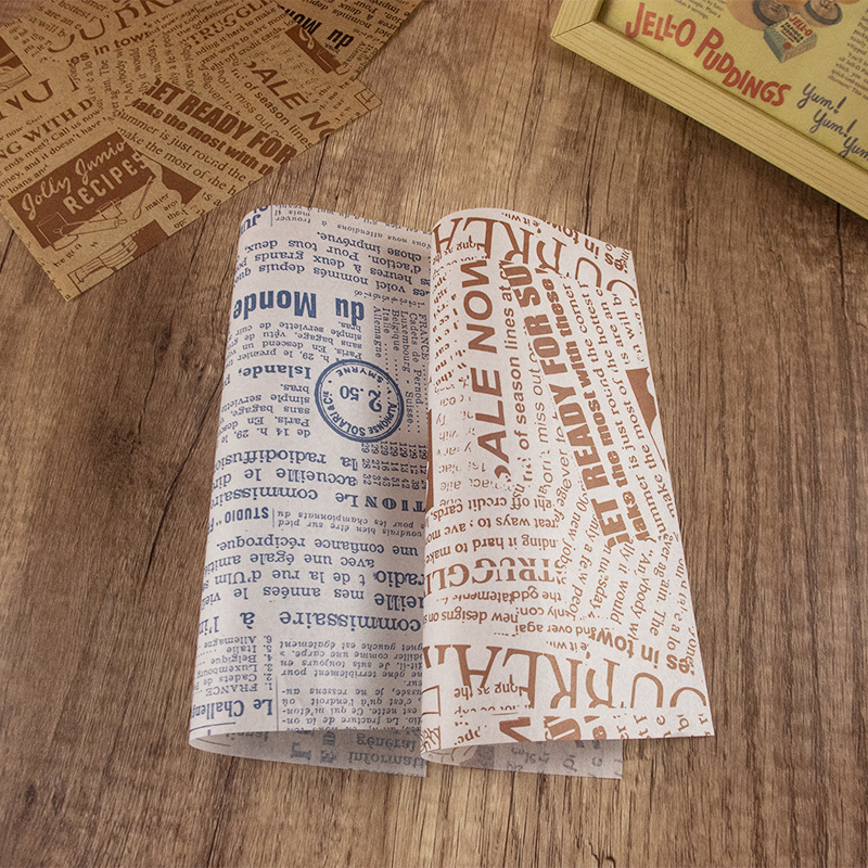 100 Pcs Oil-Proof Wax Paper Fo - Aluminum Foil Heavy Duty ulasan dan harga