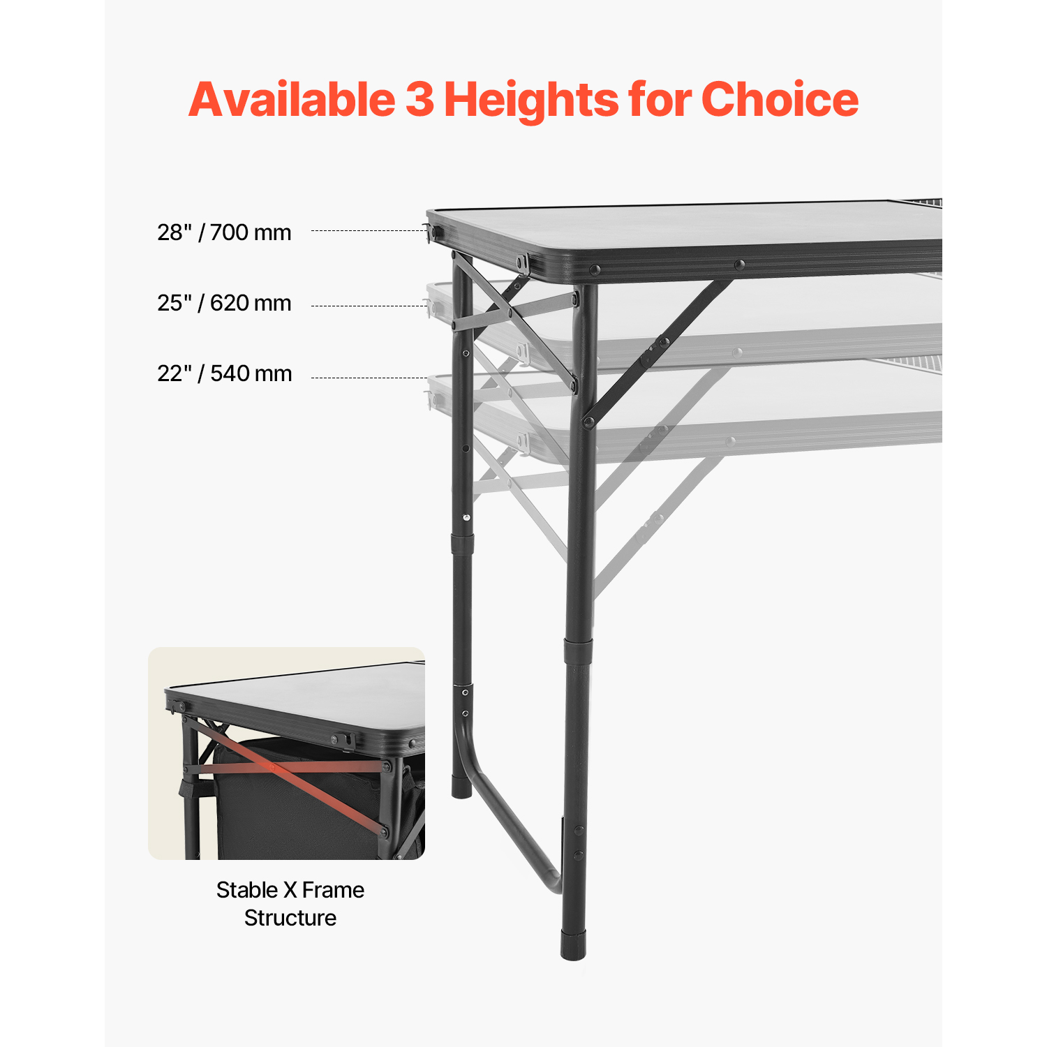 SucceBuy Camping Kitchen Table - Camping Cooking Table With Storage ulasan dan harga