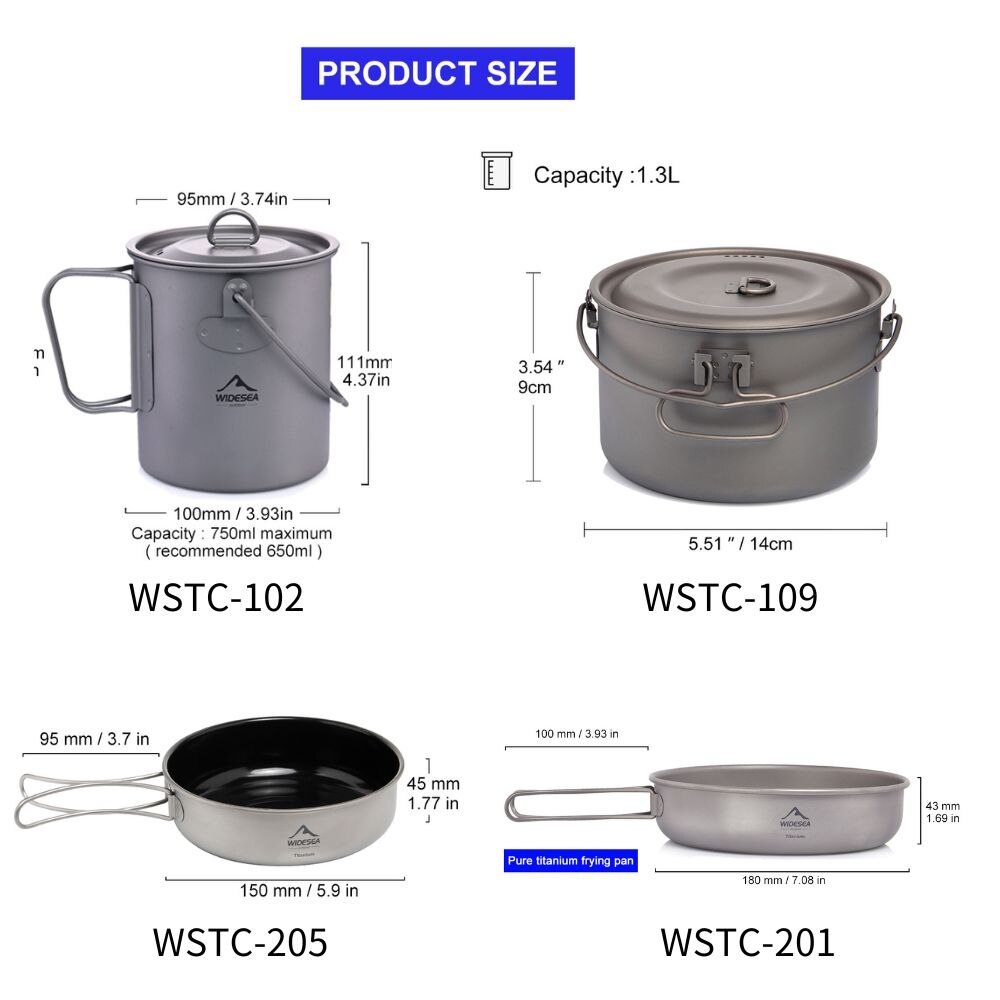 Widesea Camping Tableware Tita - Campfire Cooking Anime ulasan dan harga