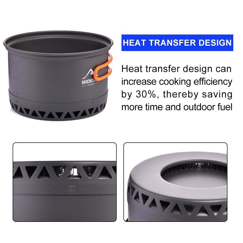 Widesea Camping Cookware 2.3L  - Quechua Camping Cooking Set ulasan dan harga