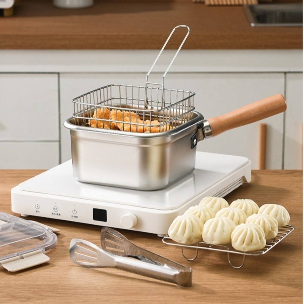 Portable Stainless Steel Fryin - Campfire Cooking Anime ulasan dan harga