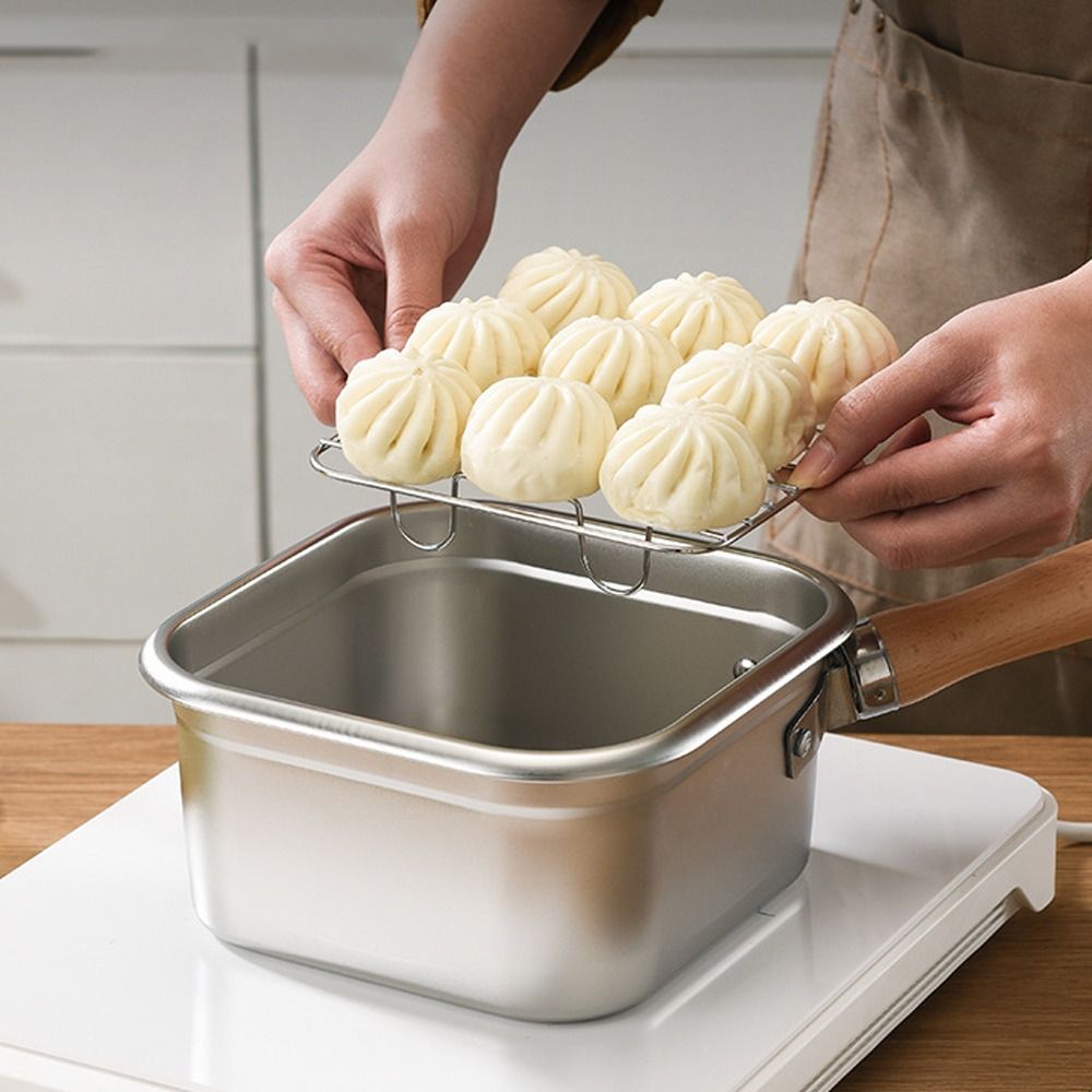 Portable Stainless Steel Fryin - Campfire Cooking Anime ulasan dan harga