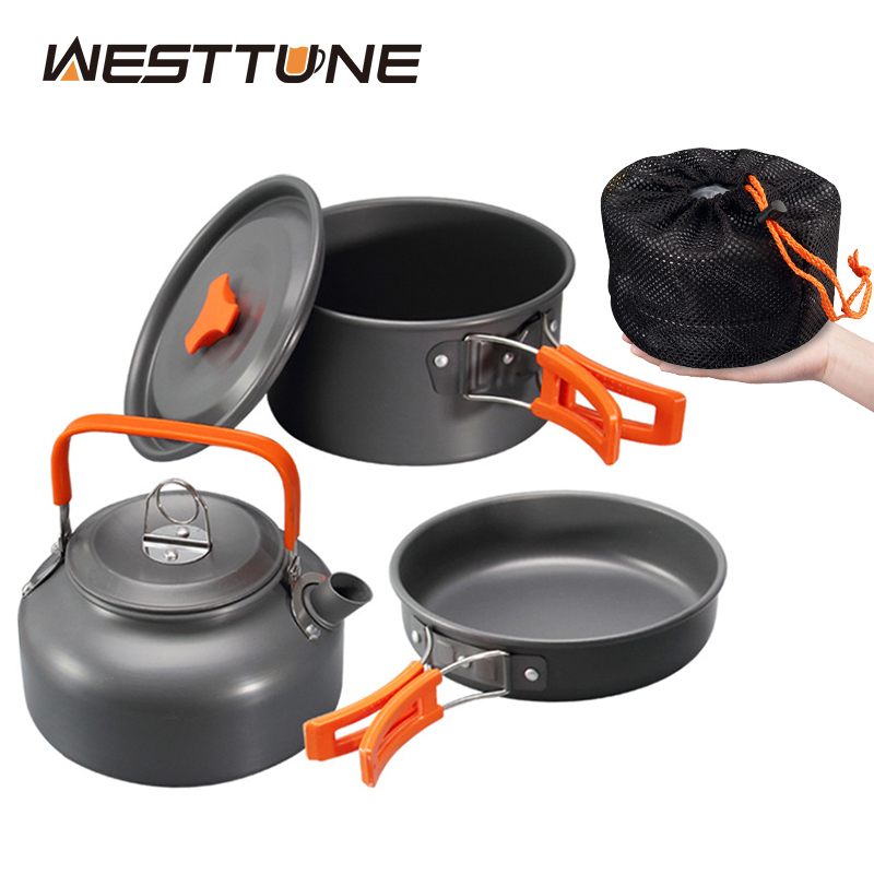 WESTTUNE Camping Cookware Kit  - Campfire Cooking Anime ulasan dan harga