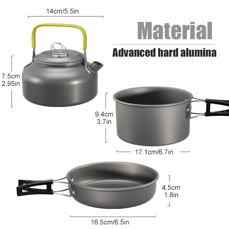 WESTTUNE Camping Cookware Kit  - Campfire Cooking Anime ulasan dan harga