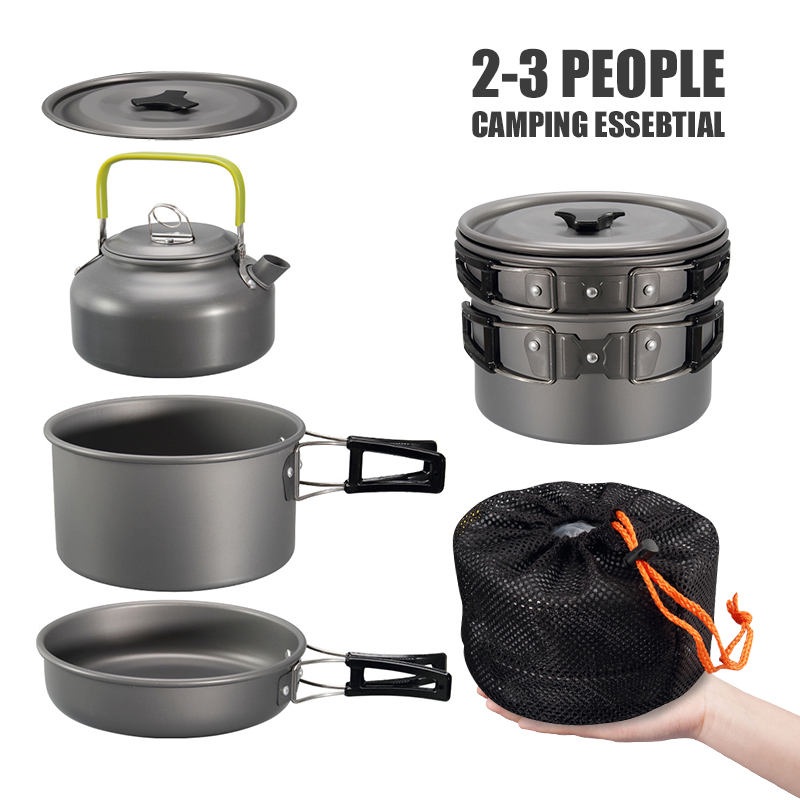WESTTUNE Camping Cookware Kit  - Campfire Cooking Anime ulasan dan harga