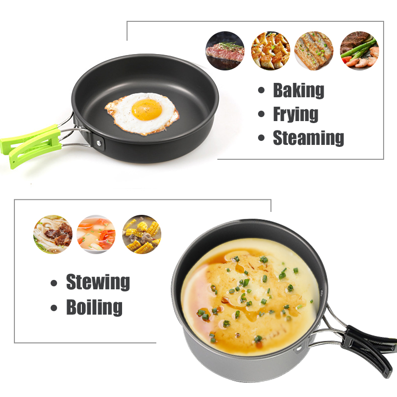 WESTTUNE Camping Cookware Kit  - Campfire Cooking Anime ulasan dan harga