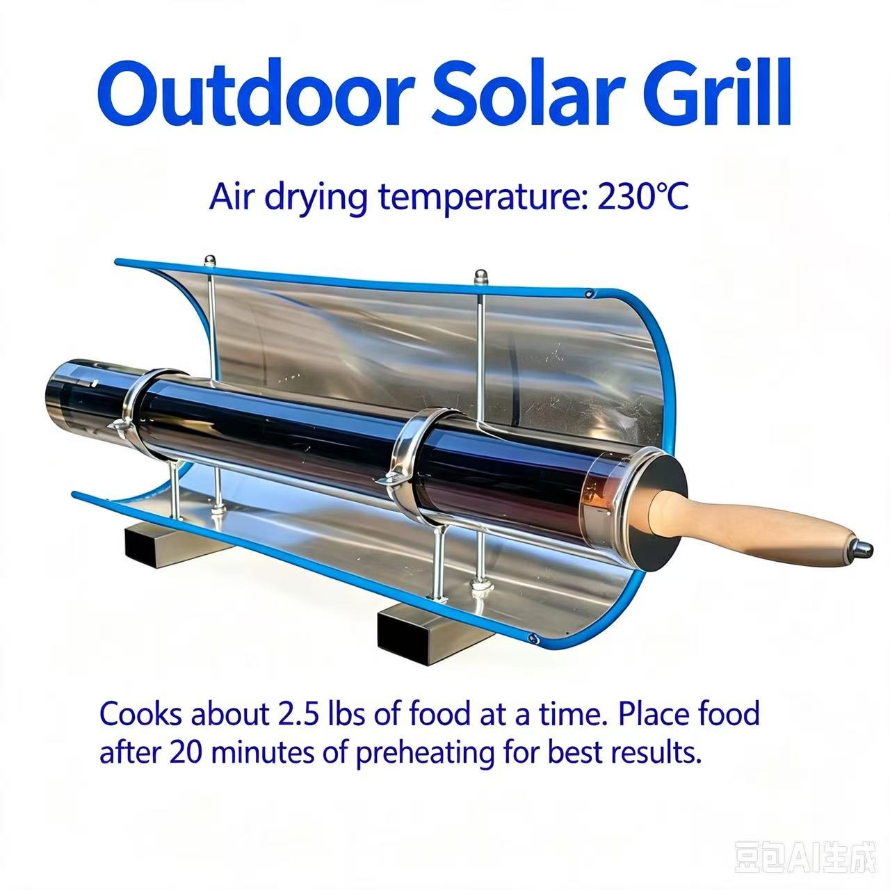 Go Fuel-Free! Portable Parabol - Solar Oven Camp ulasan dan harga