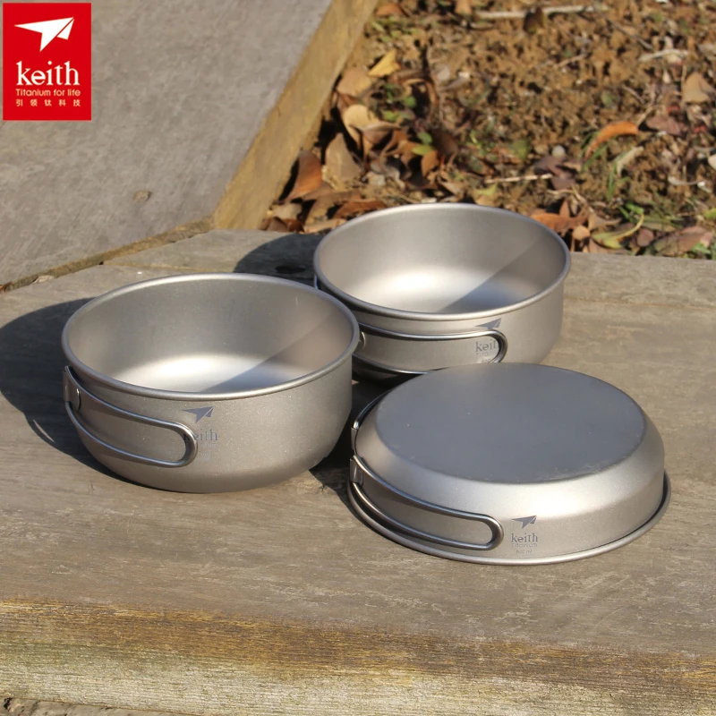 Keith 3PCS Titanium Cookware P - Campfire Cooking Anime ulasan dan harga