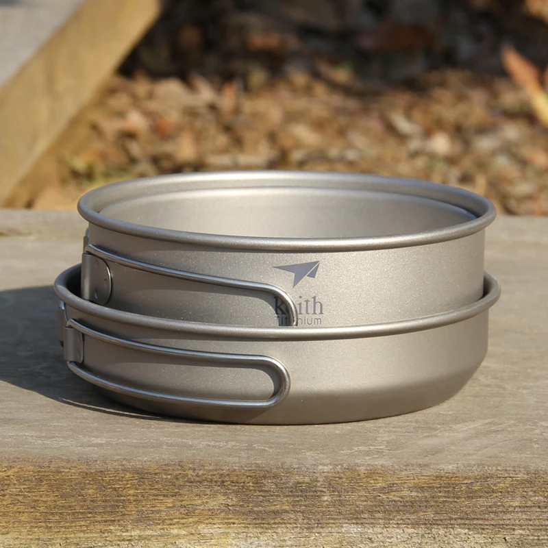 Keith 3PCS Titanium Cookware P - Campfire Cooking Anime ulasan dan harga