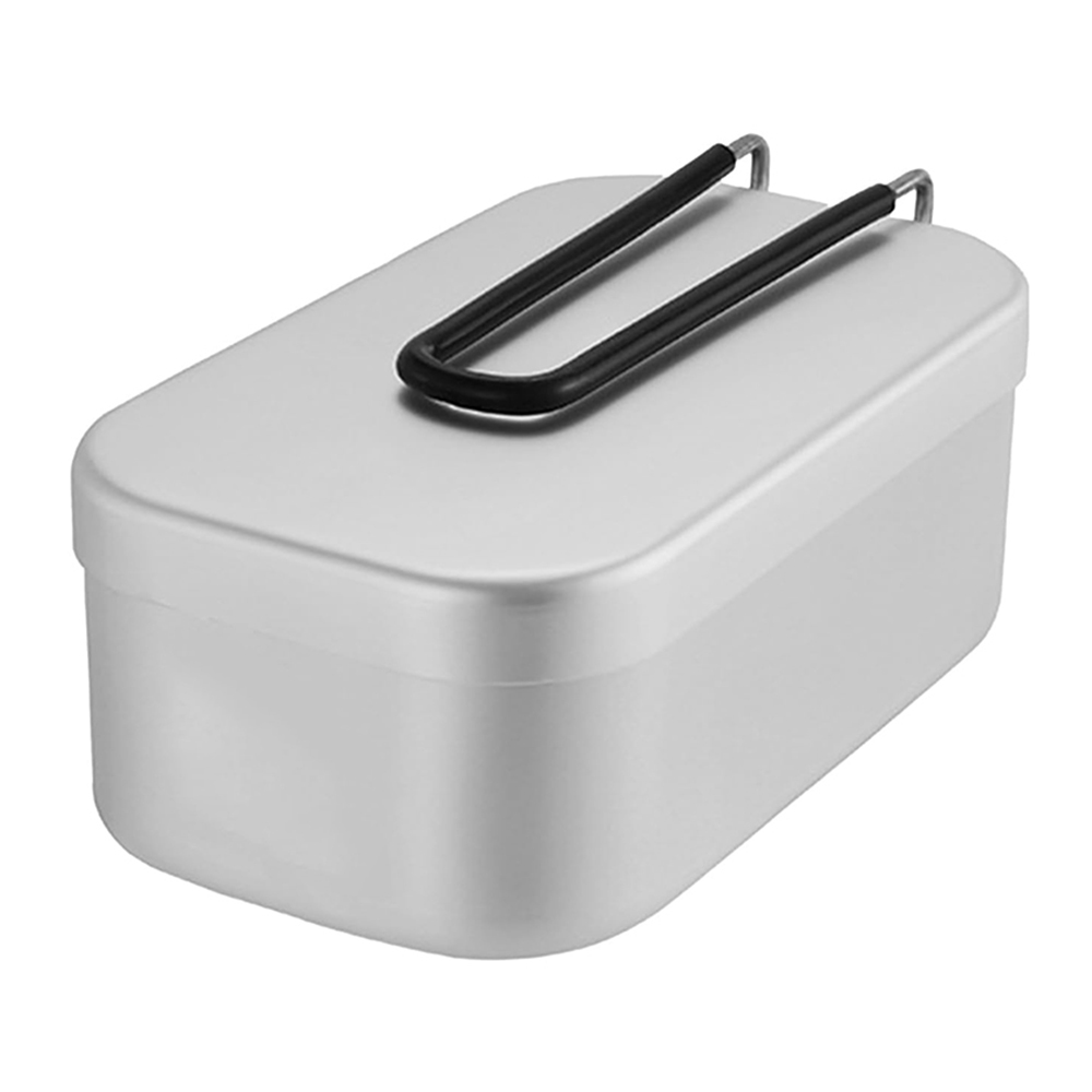 800ML Aluminum Lunch Boxes Out - Camping Outdoor Cooking Set ulasan dan harga