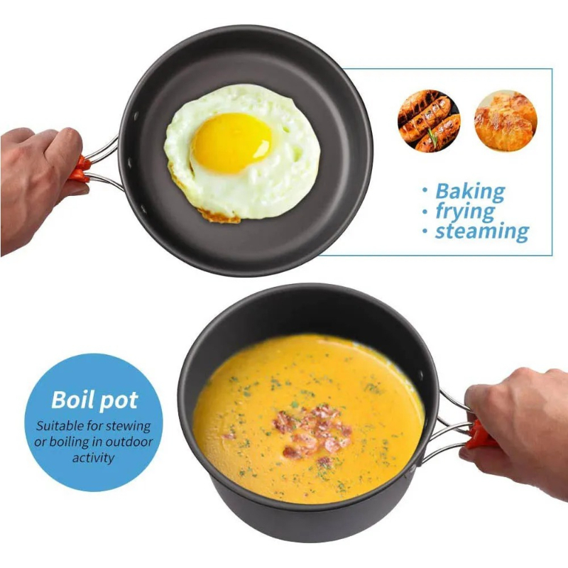 Camping Cooking Set, Outdoor K - Camping Cooking Equipment Bag ulasan dan harga