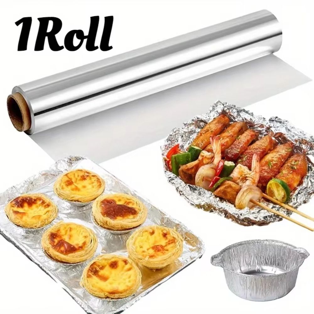 5m/10m/20m Disposable Tin Foil - Aluminum Foil Heavy Duty ulasan dan harga