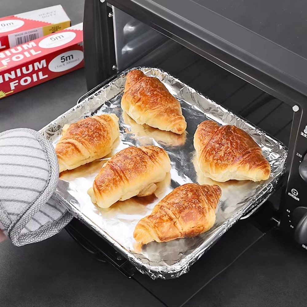 5m/10m/20m Disposable Tin Foil - Aluminum Foil Heavy Duty ulasan dan harga