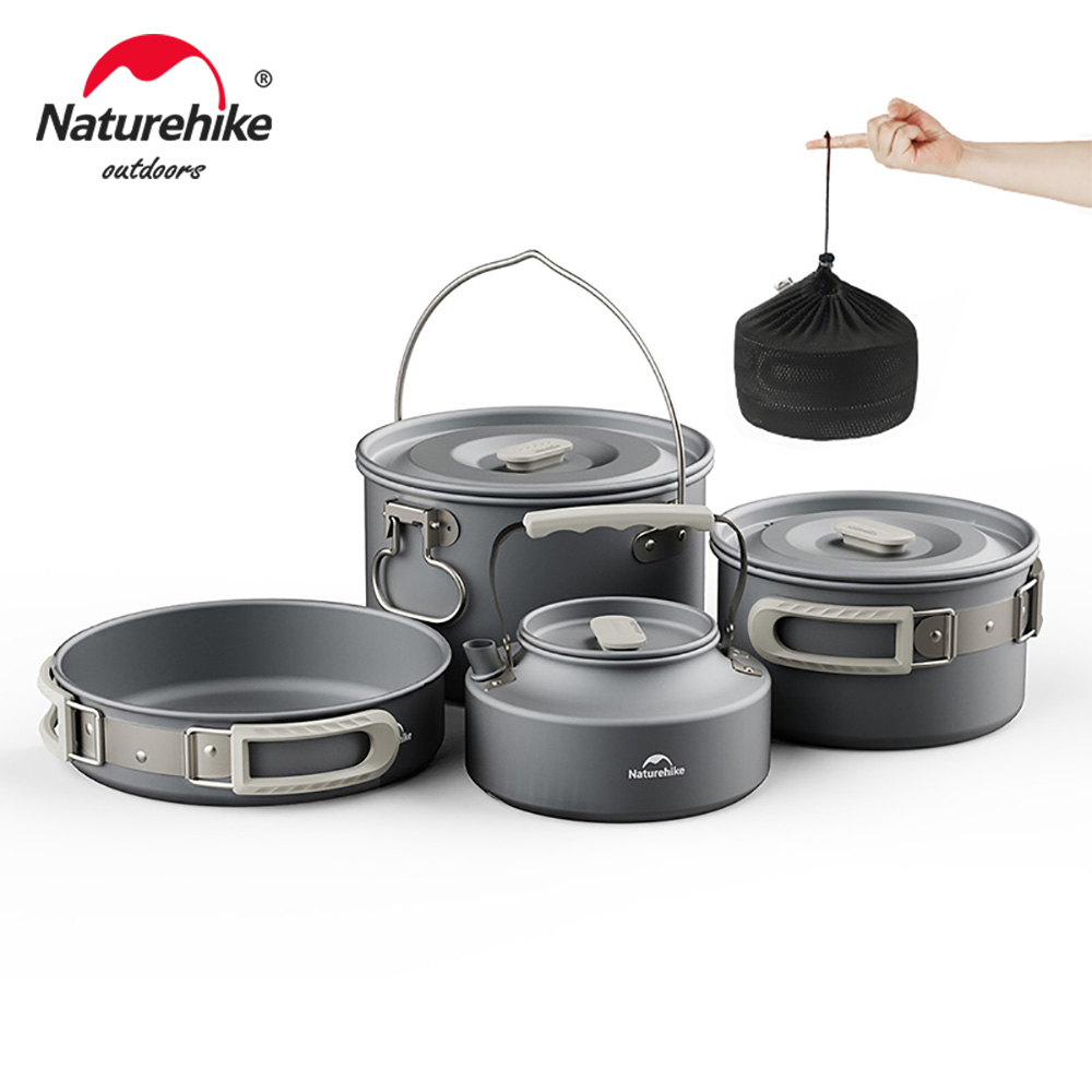Naturehike Camping Cookware Ki - Quechua Camping Cooking Set ulasan dan harga