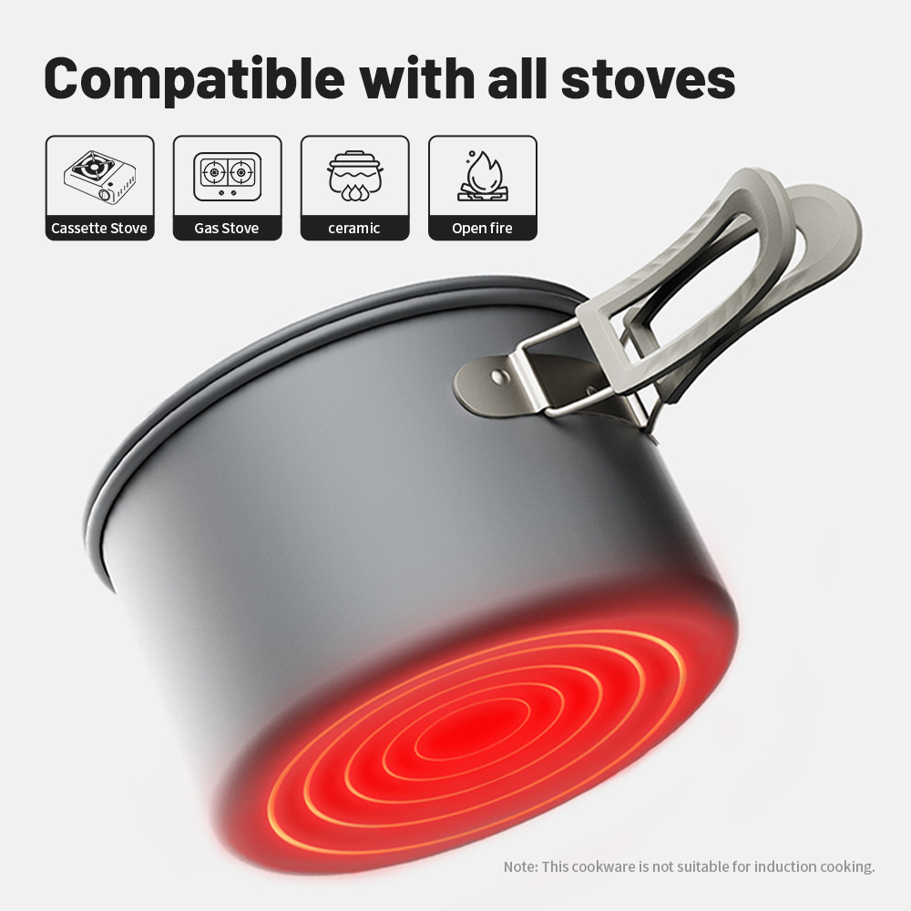 Naturehike Camping Cookware Ki - Quechua Camping Cooking Set ulasan dan harga