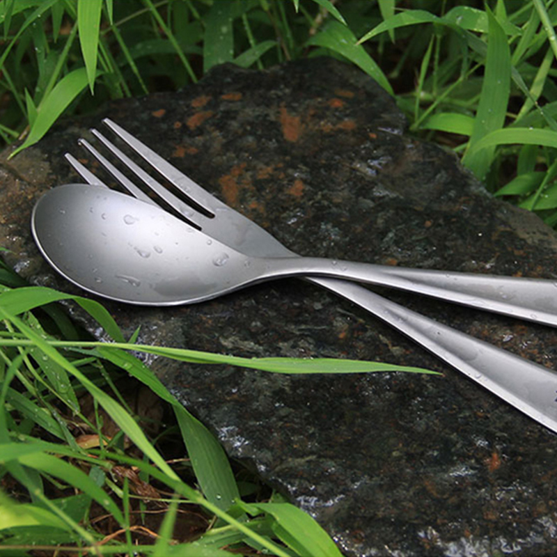 Tiartisan Titanium Fork Spoon  - Camping Cooking Set Lightweight ulasan dan harga