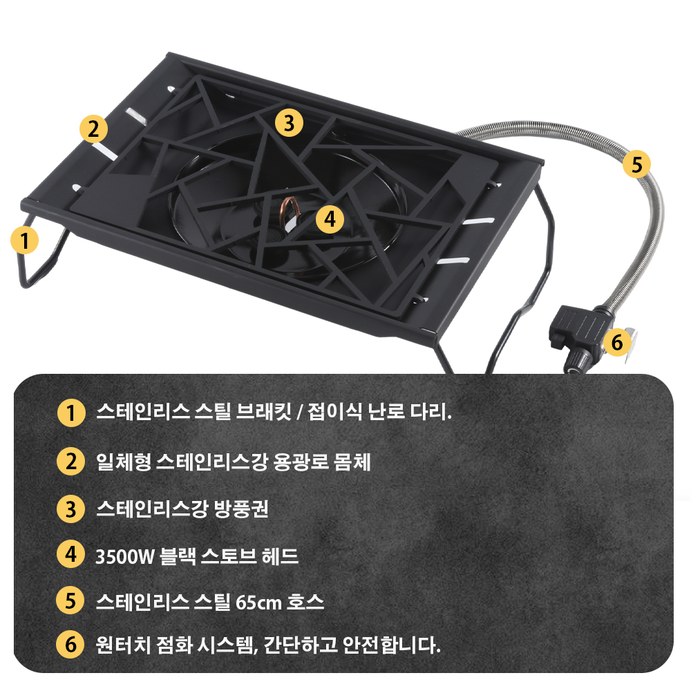 Pandatour Camping IGT Stove 65 - Camping Cooking With Gas ulasan dan harga