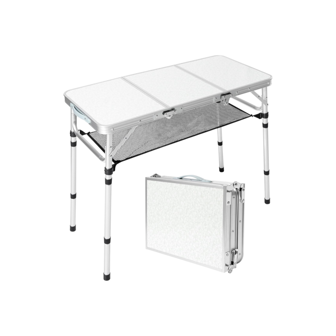 Folding Camping Table With Sto - Camping Cooking Table With Storage ulasan dan harga