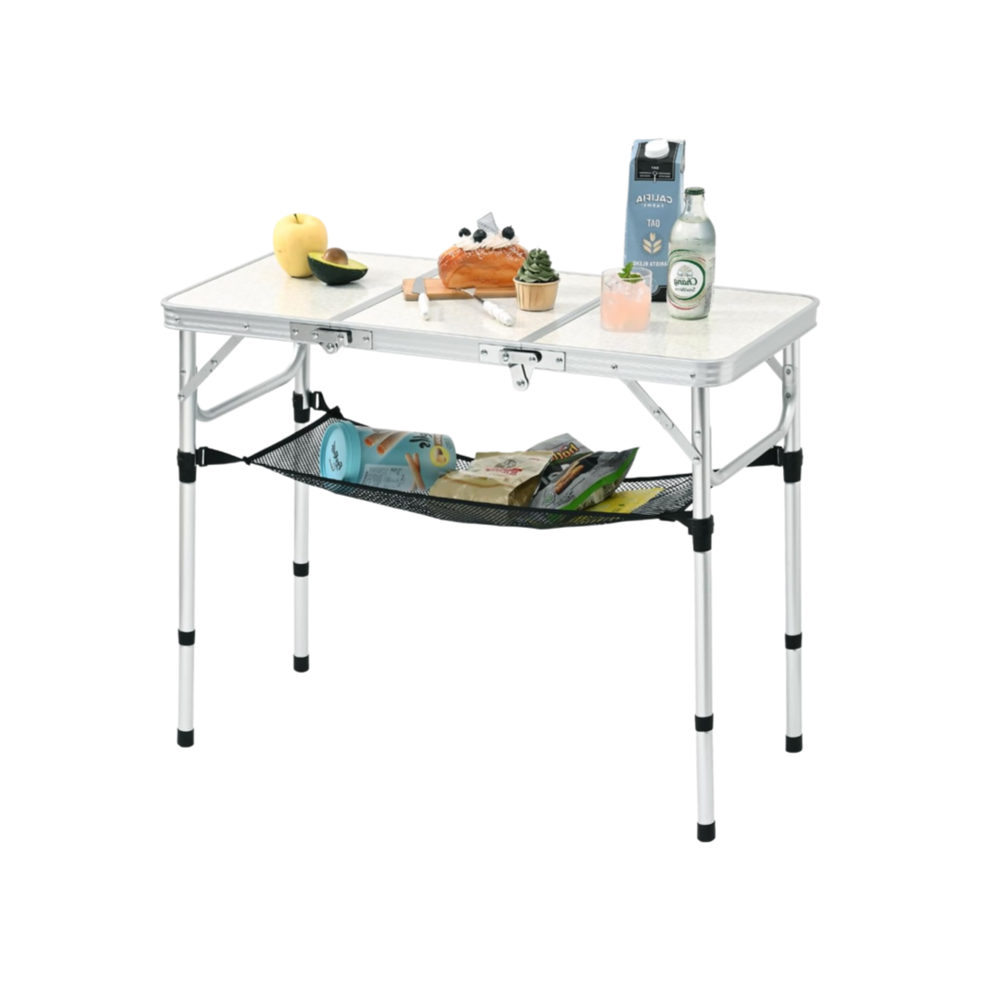 Folding Camping Table With Sto - Camping Cooking Table With Storage ulasan dan harga