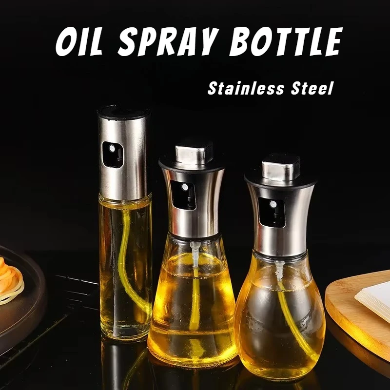 1Pc Stainless Steel Oil Spray  - Camping Cooking Oil Container ulasan dan harga
