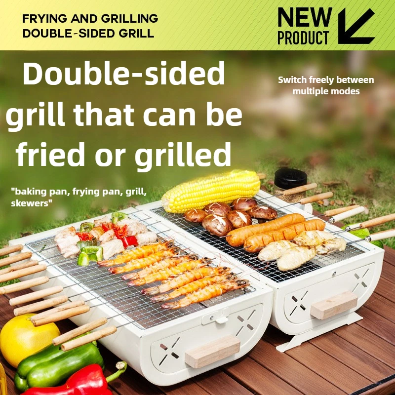 Barbecue Oven Household Grill  - Camping Cooking Equipment ulasan dan harga