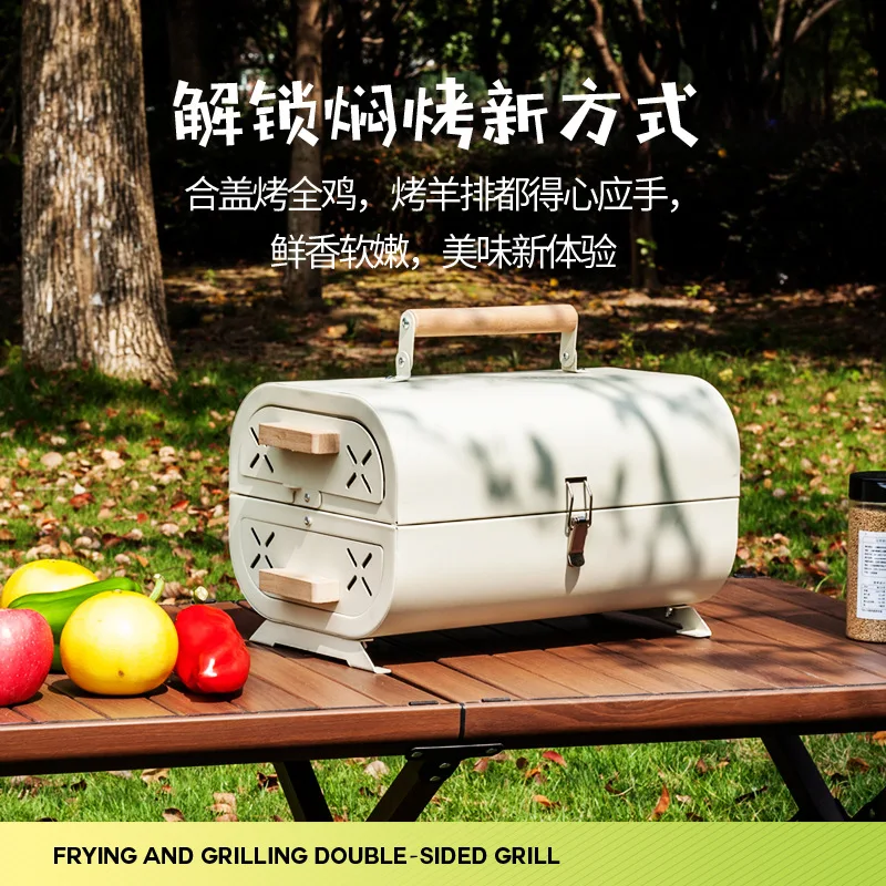 Barbecue Oven Household Grill  - Camping Cooking Equipment ulasan dan harga