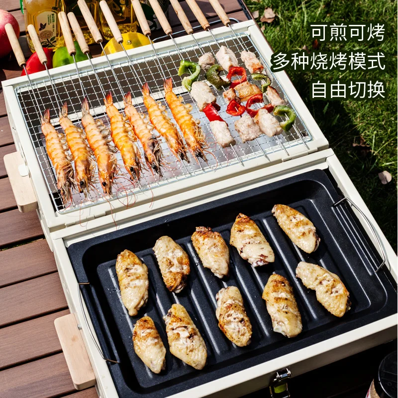 Barbecue Oven Household Grill  - Camping Cooking Equipment ulasan dan harga