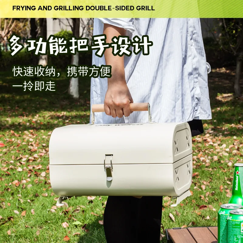 Barbecue Oven Household Grill  - Camping Cooking Equipment ulasan dan harga