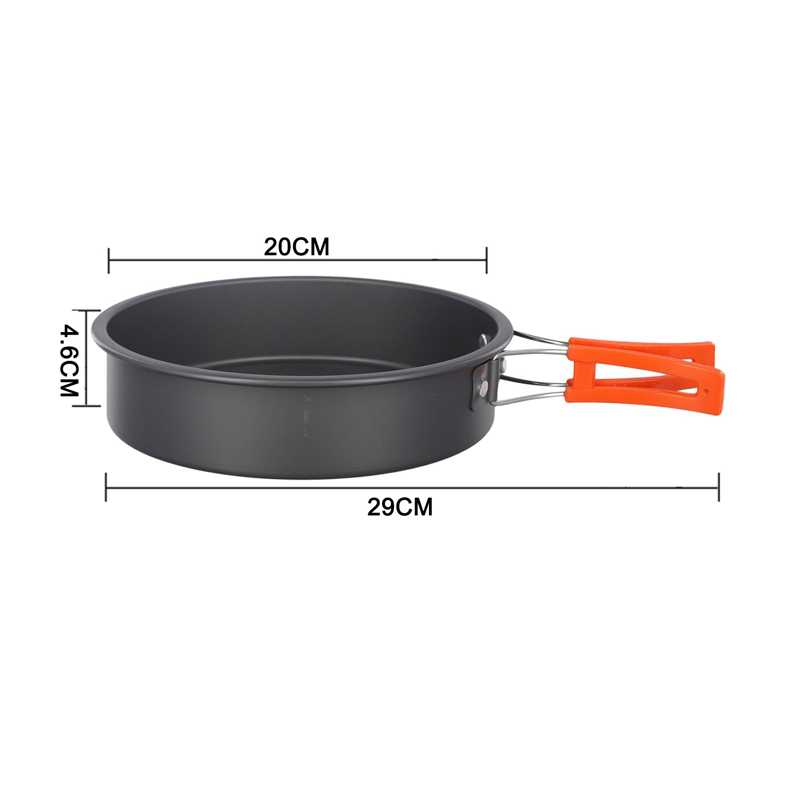 1pc Frying Pan Alumina Conduct - Campfire Cooking Anime ulasan dan harga