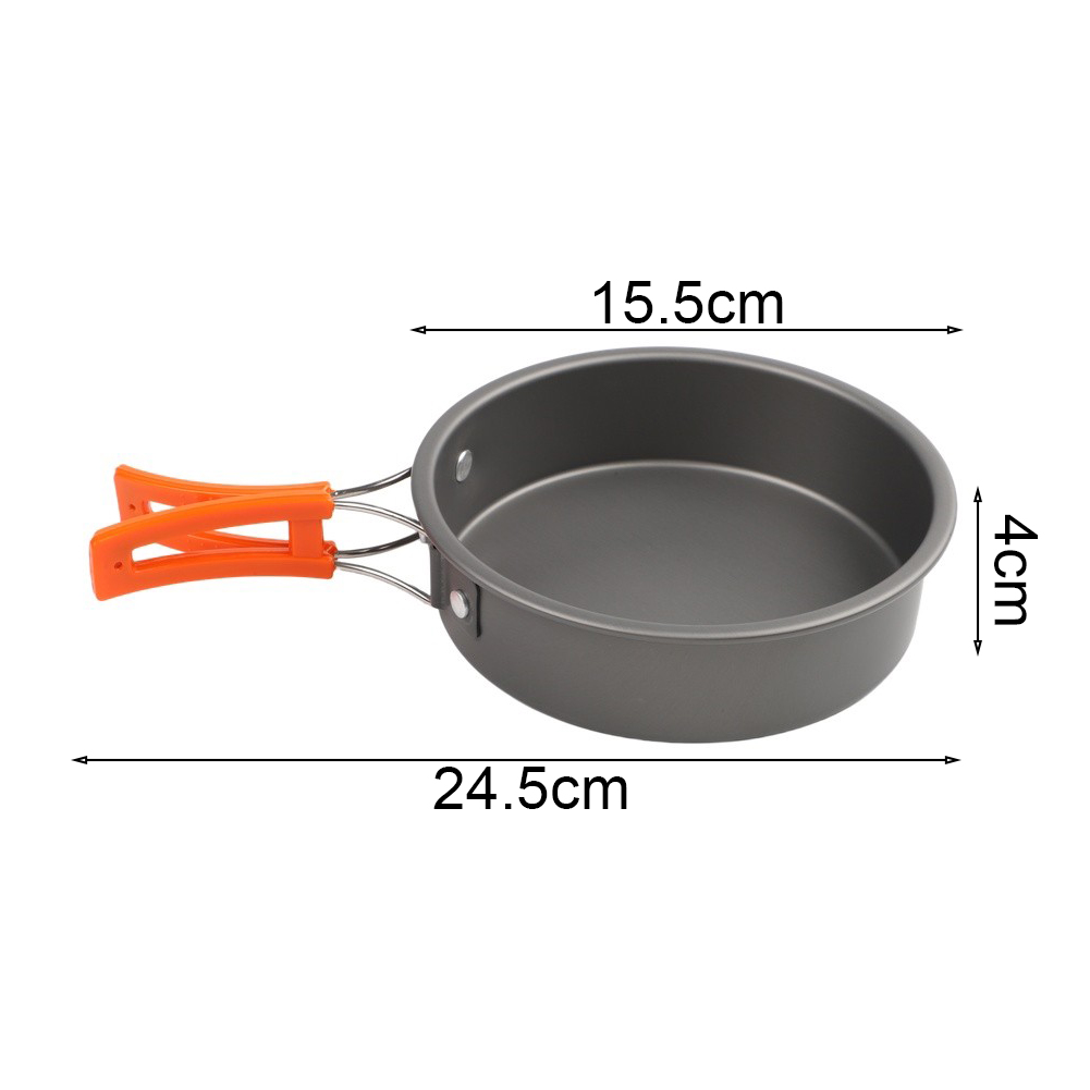 1pc Frying Pan Alumina Conduct - Campfire Cooking Anime ulasan dan harga