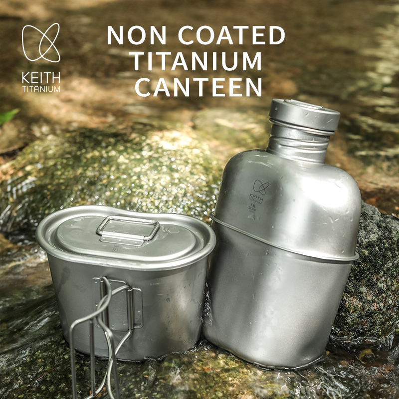 KEITH  Pure Titanium Canteen M - Camping Cooking Kit ulasan dan harga