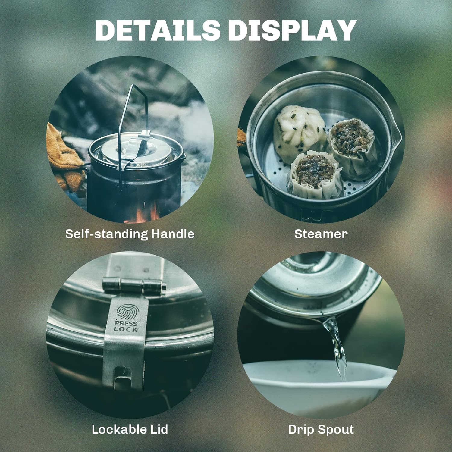 Fire-Maple 1.2L Stainless Stee - Camping Cooking Kit ulasan dan harga