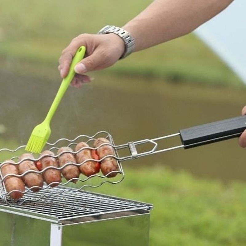 Portable Camping BBQ Grill Com - Camping Cooking Equipment ulasan dan harga