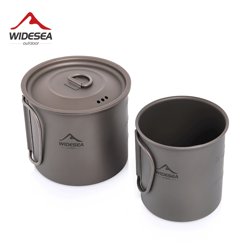 Widesea Camping Mug Titanium C - Quechua Camping Cooking Set ulasan dan harga