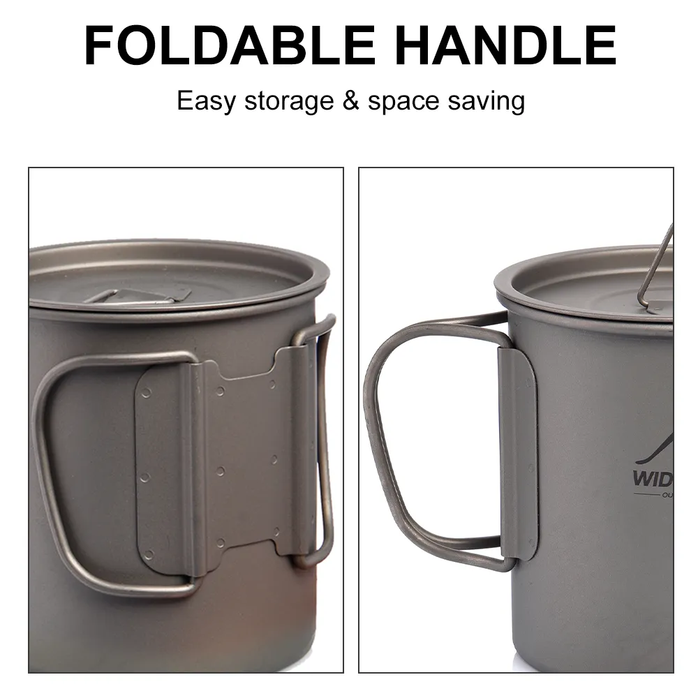 Widesea Camping Mug Titanium C - Quechua Camping Cooking Set ulasan dan harga
