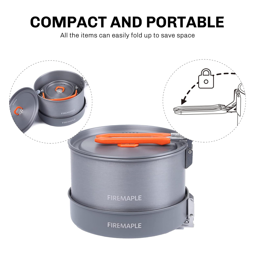 Fire Maple Camping Cookware Ut - Quechua Camping Cooking Set ulasan dan harga