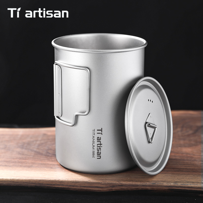 Tiartisan 750ml/ 900ml Titaniu - Camping Cooking Set Lightweight ulasan dan harga