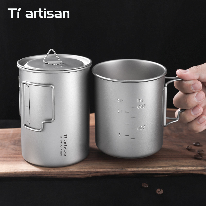 Tiartisan 750ml/ 900ml Titaniu - Camping Cooking Set Lightweight ulasan dan harga