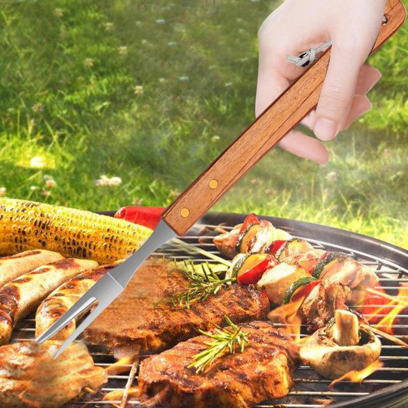 4PCS Grill Utensils Set Stainl - Quechua Camping Cooking Set ulasan dan harga