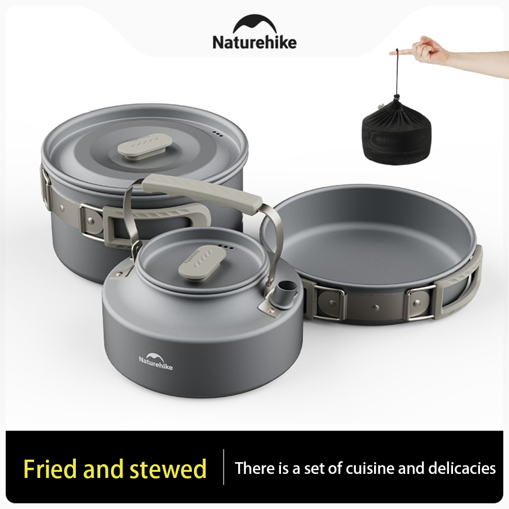 Naturehike Outdoor Pot Set,Cam - Camping Cooking Equipment ulasan dan harga