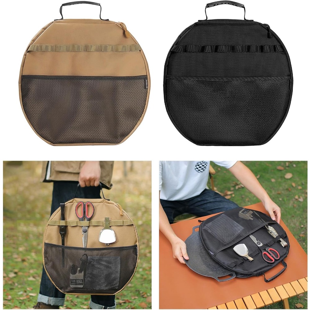 Grill Pan Storage Bag, Portabl - Campfire Cooking Anime ulasan dan harga