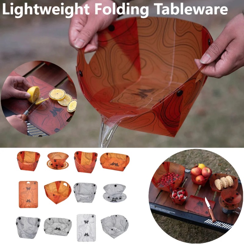 Foldable Camping Tableware Por - Camping Cooking Kit ulasan dan harga