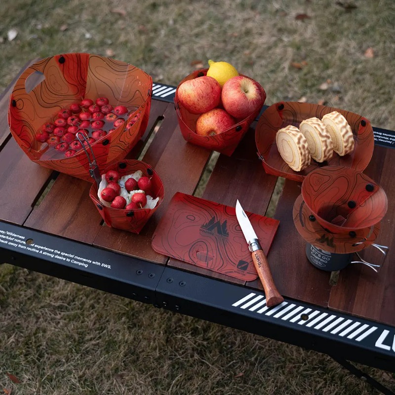 Foldable Camping Tableware Por - Camping Cooking Kit ulasan dan harga